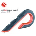 Box Cutters & Utility Knives | slice 10400 1.29 in. Carbon Steel Blade 7 in. Nylon Handle Replaceable Double Sided Box Cutters - Gray/Orange image number 6