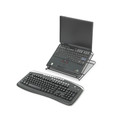 Office Desks & Workstations | Safco 2161BL 12.25 in. x 12.25 in. x 2 in. Onyx Mesh Laptop Stand - Black image number 2
