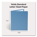 File Folders | Smead 87850 11 in. x 8.5 in. 100-Sheet Capacity 2-Pocket Textured Paper Folder - Assorted (25/Box) image number 3