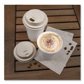 Cups and Lids | Dart LK316FBR ProPlanet Seal Molded Fiber Lids for Paper Cups Fits 10 oz. to 24 oz. Hot Cups - Tan (1000/Carton) image number 5