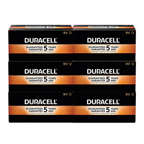 Batteries | Duracell MN1604CT 9V CopperTop Alkaline Batteries (72/Carton) image number 0
