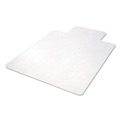 Office Chair Mats | Alera CM2E232ALEPL 45 x 53 All Day Use Non-Studded Chair Mat for Hard Floors - Clear image number 1