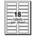 Dividers & Tabs | Avery 05027 0.94 in. x 3.44 in. Extra-Large TrueBlock File Folder Labels - White (18/Sheet, 25 Sheets/Pack) image number 2