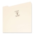 File Folders | Smead 15434 1/3-Cut Tabs Assorted Legal Size 0.75 in. Expansion 14-pt Reinforced Tab Manila File Folders - Manila (100/Box) image number 2