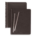 Report Covers & Pocket Folders | ACCO A7025071A 8.5 in. x 11 in. 3 in. Capacity Two-Piece Prong Fastener Side Bound Report Cover with Tyvek Reinforced Hinge - Black image number 3