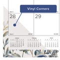 Bulletin Boards | Blueline C194128 12-Month (Jan-Dec): 2026 22 in. x 17 in. Floral Artwork Monthly Desk Pad Calendar - Black Binding, White/Multicolor Sheets image number 3