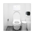 Paper & Dispensers | Boardwalk BWKKD100 16 in. x 3 in. x 11.5 in. Toilet Seat Cover Dispenser - White (2/Box) image number 6