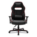 Alera | Alera BT-51593RED 15.91 in. to 19.8 in. Seat Height Racing Style Ergonomic Gaming Chair - Black/Red image number 1