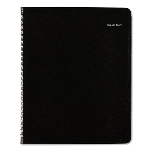 Notebooks & Pads | AT-A-GLANCE G590-00 12-Month (Jan to Dec): 2025 8.75 in. x 7 in. Vertical-Column Format DayMinder Weekly Planner - Black Cover image number 0