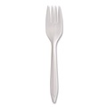 Cutlery | SOLO F6OW Style Setter Medium Weight Polypropylene Fork Cutlery - White (1000/Carton) image number 6