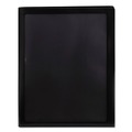 File Folders | Smead 87705 11 in. x 8.5 in. 100-Sheet Capacity Frame View Poly 2-Pocket Folder - Clear/Black (5/Pack) image number 1