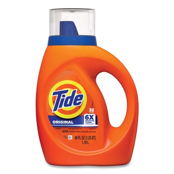 Tide 40213 46 oz. Bottle 32 Loads Liquid Tide Laundry Detergent (6/Carton)