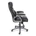Office Chairs | Alera ALEBN41B19 18.11 in. - 22.05 in. Seat Height Birns Series High-Back Task Chair Supports Up to 250 lbs. - Black Seat/Back, Chrome Base image number 4