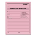 Notebooks & Pads | TOPS 3002P 4.25 in. x 5.5 in. No Copies One-Part Message Pad - Pink (1-Dozen) image number 0