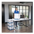 Boxes & Bins | Bankers Box 0083601 12.75 in. x 16.5 in. x 10.38 in. R-KIVE Heavy-Duty Letter/Legal Storage Boxes with Dividers - White/Blue (12/Carton) image number 3