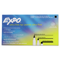Washable Markers | EXPO 1871131A Extra-Fine Bullet Tip Low-Odor Dry-Erase Marker - Black (1-Dozen) image number 3