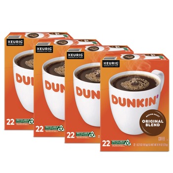 PRODUCTS | Dunkin' 5000380509 K-Cup Pods - Dunkin Regular (88/Carton)