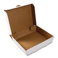 Food Trays, Containers, and Lids | AmerCareRoyal CCBHP13113 10.88 in. x 13 in. x 3 in. Paper Catering Boxes - White (50/Carton) image number 0