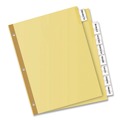 Back to School Sale | Office Essentials 11468 11 in. x 8.5 in. 8-Tab Plastic Insertable Dividers - Clear Tabs (1-Set) image number 3