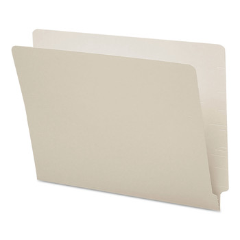 Smead 25310 0.75 in. Expansion Shelf-Master Reinforced End Tab Colored Folders - Letter Size/Gray (100/Box)