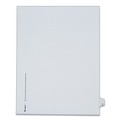 Dividers & Tabs | Avery 82201 10-Tab "3-in 11 in. x 8.5 in. Allstate Style Preprinted Legal Exhibit Side Tab Index Dividers - White (25/Pack) image number 0