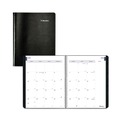Notebooks & Pads | Blueline CA701.BLK 11 in. x 8.5 in. 14-Month (Jul 2025-Aug 2026) Academic Monthly Planner - Black Cover image number 0