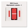 Labels | Smead 67079 1 in. x 1.25 in. I Color-Coded End Tab Filing Labels - White (500/Roll) image number 1