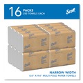 Paper Towels and Napkins | Scott 37490 Essential 1-Ply 8 in. x 9.4 in. Multi-Fold Towels - White (16/Carton) image number 1