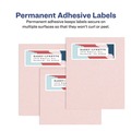 Labels | Avery 06528 Easy Peel 2 in. x 4 in. Inkjet/Laser Printers Mailing Labels with Sure Feed Technology - Glossy White (250/Pack) image number 6