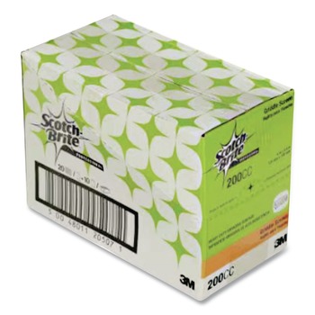 Scotch-Brite PROFESSIONAL 200CC 4 x 5.5 Griddle Screen - Gray (200/Carton)