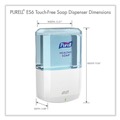 Hand Soaps | PURELL 6430-01 1200 mL 5.25 in. x 8.8 in. x 12.13 in. ES6 Soap Touch-Free Dispenser - White image number 4