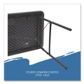 Folding Tables | Iceberg 65507 IndestrucTable 48 in. x 24 in. x 29 in. Commercial Folding Table - Rectangular Charcoal image number 10