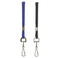 Label & Badge Holders | SICURIX BAU68909 36 in. Long Metal Hook Fastener Nylon Rope Lanyard - Black image number 3