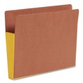 File Folders | Smead 73688 3.5 in. Expansion Drop-Front End Tab File Pockets - Redrope/Yellow/Letter Size (10/Box) image number 2