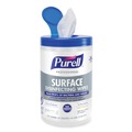 Cleaners & Chemicals | PURELL 9342-06 1-Ply 7 in. x 8 in. Fresh Citrus Professional Surface Disinfecting Wipes - White (6 Canisters/Carton) image number 4