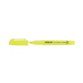 Highlighters | Universal UNV08856 Chisel Tip Pocket Highlighter Value Pack - Yellow (36/Pack) image number 2
