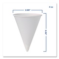  | SOLO 4BR-2050 ProPlanet Seal 4 oz. Cone Cold Water Paper Cups image number 3