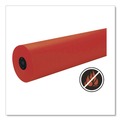 Arts & Crafts Supplies | Pacon P101203 36 in. x 1000 ft. 40 lb Cover Weight Decorol Flame Retardant Art Rolls - Cherry Red (1-Roll) image number 3