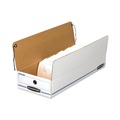 Mailing Boxes & Tubes | Bankers Box 00007 LIBERTY 9.5 in. x 23.75 in. x 4.5 in. Check and Form Boxes - White/Blue (12/Carton) image number 1