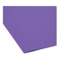 File Folders | Smead 13043 1/3-Cut Tabs Assorted Letter Size 0.75 in. Expansion Colored File Folders - Purple (100/Box) image number 3