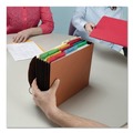 File Folders | Smead 71189 5.25 in. Expansion Legal Size 1 Section Elastic Cord Closure Extra-Wide Expanding Wallets - Redrope image number 5