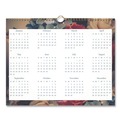 Bulletin Boards | AT-A-GLANCE 1768707 15 in. x 12 in. 12-Month (Jan-Dec): 2026 Midnight Garden Monthly Wall Calendar - Floral Artwork image number 4