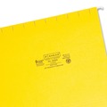 File Folders | Smead 64069 Colored Hanging File Folders with 1/5 Cut Tabs - Letter, Yellow (25/Box) image number 2