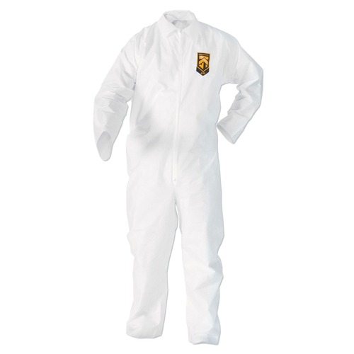 Safety & First Aid | Ansell 49105 A20 Breathable Particle Protection Coveralls with Zip Closure - Double Extra Large, White (24/Carton) image number 0