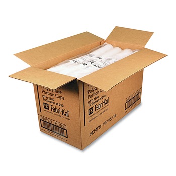 PRODUCTS | Fabri-Kal 000000000009505193 1 oz. Squat Plastic Portion Cups - Translucent (10/Carton)
