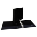 Binders | Avery 27550 11 in. x 8.5 in. 2 in. Capacity 3 Rings Durable Non-View Binder with DuraHinge and Slant Rings - Black image number 1