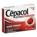 Snacks | Lysol 63824-71016 Extra Strength Sore Throat Lozenge - Cherry (384/Carton) image number 1