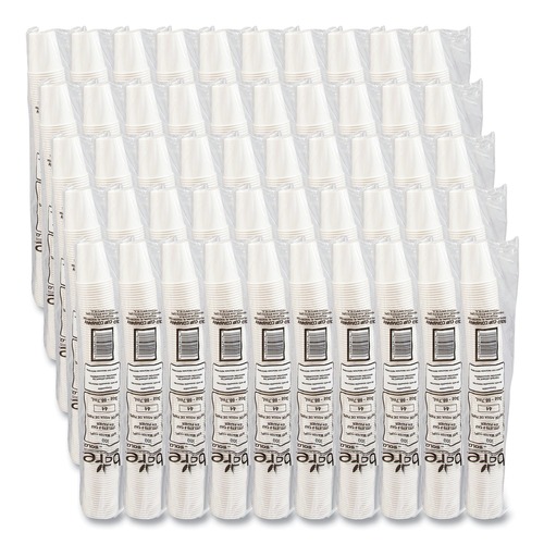  | SOLO 44-2050 3 oz. White Paper Water Cups (5000/Carton) image number 0