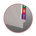 File Folders | Smead 25310 0.75 in. Expansion Shelf-Master Reinforced End Tab Colored Folders - Letter Size/Gray (100/Box) image number 6