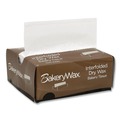 Just Launched | Bagcraft P010006 EcoCraft 6 in. x 10.75 in. Interfolded Dry Wax Bakery Tissue - White (1000/Box, 10 Boxes/Carton) image number 1